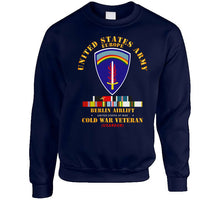 Load image into Gallery viewer, Army - Us Army Europe - Berlin Airlift  W  Cold Exp Occp Airplane Svc Crewneck Sweatshirt

