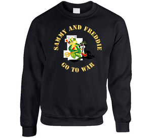 Navy - Sof - Sammy - Freddie - Go To War V1 T Shirt