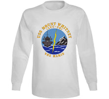 Load image into Gallery viewer, Navy - Uss Mount Whitney (lcc20) - Vox Maris Wo Border X 300 T Shirt
