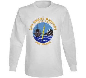 Navy - Uss Mount Whitney (lcc20) - Vox Maris Wo Border X 300 T Shirt