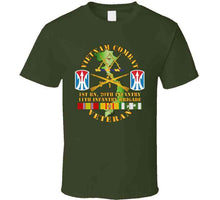 Load image into Gallery viewer, Army - Vietnam Combat Veteran W 1st Bn 20th Inf - 11th Inf Bde Ssi T Shirt
