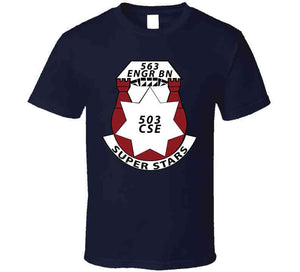 Army  - 563rd Engineer Battalion - Dui W Ssi Wo Txt X 300 T Shirt