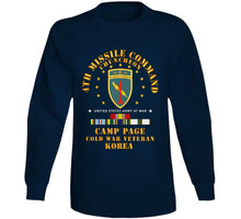 Load image into Gallery viewer, Army - 4th Missile Command - Camp Page - Chuncheon, Korea - Cold War Veteran X 300 T Shirt
