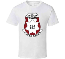 Load image into Gallery viewer, Army  - 563rd Engineer Battalion - Dui W Ssi Wo Txt X 300 T Shirt
