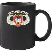 Load image into Gallery viewer, Army - Airborne Badge - 555th Parachute Infantry Bn - Ssi W  Triple Nickles Tab X 300 T Shirt
