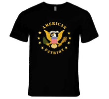 Load image into Gallery viewer, Govt - American Patriot W Color Eagle Center - Stars T Shirt
