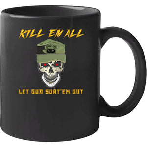 Army - Ranger Patrol Cap - Skull - Ranger Airborne Killem All - Let God Sortem Out X 300 T Shirt