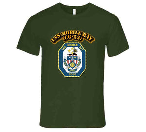 USS Mobile Bay (CG-53)-With Text T Shirt