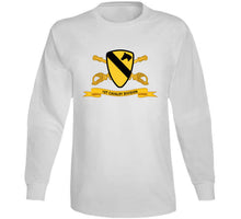 Load image into Gallery viewer, Army - 1st Cavalry Division - Ssi  Wo White Border W Br - Ribbon T Shirt
