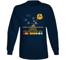 Load image into Gallery viewer, Army - 240th Assault Helicopter Co W 12th Cab W Vn Svc T Shirt
