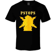 Load image into Gallery viewer, Army - Psyops W Branch Insignia - Line X 300 V1 Classic T Shirt
