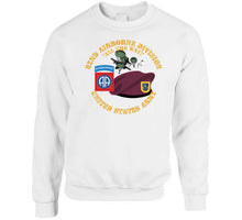 Load image into Gallery viewer, Army - 82nd Airborne Div - Beret - Mass Tac - Maroon  - 504th Infantry Regiment Long Sleeve T Shirt
