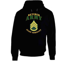 Load image into Gallery viewer, Army -  Staff Sergeant - Retired T Shirt, Premium and Hoodie
