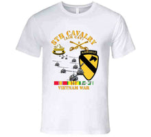 Load image into Gallery viewer, Army - 8th Cavalry (Air Cav) - 1st  Cav Division w SVC T Shirt
