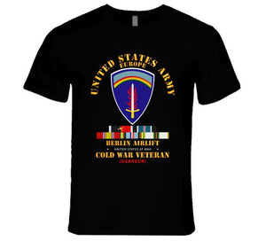 Army - Us Army Europe - Berlin Airlift  W  Cold Exp Occp Airplane Svc Crewneck Sweatshirt
