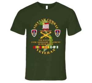 Army - Vietnam Combat Vet - 6th Bn 15th Artillery - I I Field Force W105mm T Shirt