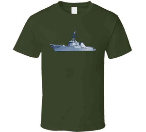 Navy - Destroyer - Uss John S Mccain -  Ship Only Wo Txt T Shirt