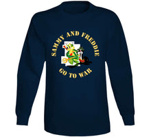 Load image into Gallery viewer, Navy - Sof - Sammy - Freddie - Go To War V1 T Shirt
