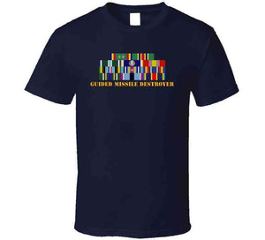 Navy - Destroyer - Uss John S Mccain - Ships Ribbons Only V1 T Shirt