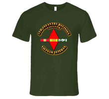 Load image into Gallery viewer, Army -  5th Infantry Division w SVC Ribbons T Shirt
