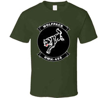 Load image into Gallery viewer, Usmc - Marine Heavy Helicopter Squadron 466 - Single Wolf Wo Txt T Shirt
