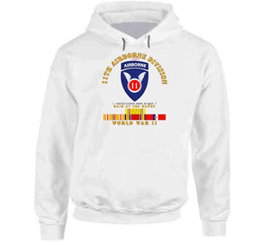 Army - 11th Airborne Division - Raid At Los BaÃ±os - Wwii W Pac Svc Hoodie