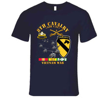 Load image into Gallery viewer, Army - 8th Cavalry (Air Cav) - 1st  Cav Division w SVC T Shirt
