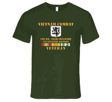 Load image into Gallery viewer, Army - Vietnam Combat Infantry Veteran W 1st Bn 28th Inf  - 1st Id T Shirt
