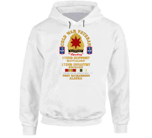 Army - Cold War Vet - 17nd Support Bn, 172nd In Bde - Ft Richardson Ak W Cold Svc X 300 Long Sleeve T Shirt