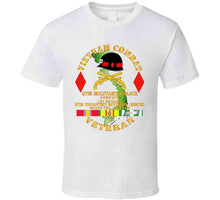 Load image into Gallery viewer, Army - Vietnam Combat Veteran W 5th Military Police Co W 5th Id T Shirt
