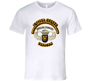 Special Operation Command, Special Forces, USSOCOM, Airborne Badge - T Shirt, Premium and Hoodie