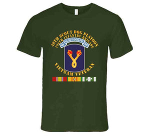 Army - 48th Inf Scout Dog Plt Tab W 196th Inf Bde W Vn Svc T Shirt