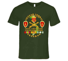 Load image into Gallery viewer, Army - Vietnam Combat Veteran W 6th Bn 77th Artillery Dui -25th Infantry Div T Shirt

