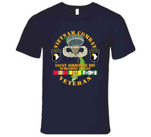 Load image into Gallery viewer, Army - Vietnam Combat Veteran W 101st Airborne Div Ssi V1 - T-shirt
