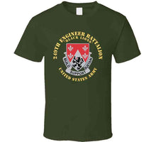 Load image into Gallery viewer, Army - Dui - 249th Engineer Battalion V1 Long Sleeve T Shirt
