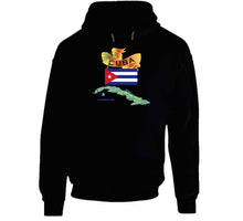 Load image into Gallery viewer, Cuba - Cuba With Palm And Map Green X 300 Hoodie
