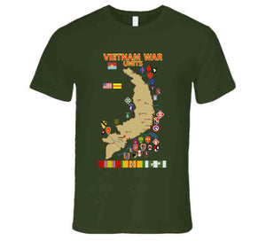 Map - Vietnam Units - 3 Wo Ds Hoodie