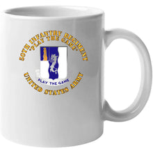 Load image into Gallery viewer, Army - Dui - 50th Infantry Regiment - Play The Game T Shirt
