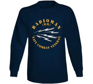 Navy - Rate - Radioman - Navy Combat Veteran T Shirt