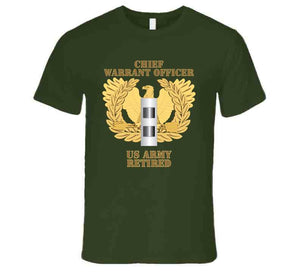 Army - Emblem - Warrant Officer - Cw2 - Retired T Shirt, Hoodie and Premium