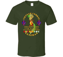 Load image into Gallery viewer, Usmc - Vietnam Combat Vet - 5th Bn, 11th Marines - 1st Marine Div W Vn Svc T Shirt, Hoodie and Premium
