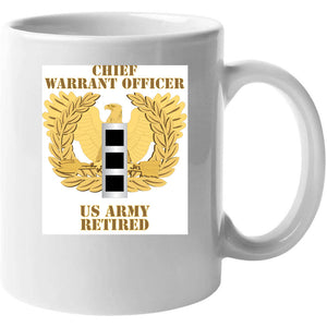 Army - Emblem - Warrant Officer - Cw3 - Retired T Shirt