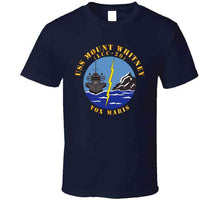 Load image into Gallery viewer, Navy - Uss Mount Whitney (lcc20) - Vox Maris Wo Border X 300 T Shirt
