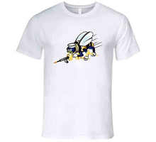 Load image into Gallery viewer, Navy - Seabee - Bee Only  - No Shadow X 300 T Shirt
