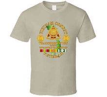 Load image into Gallery viewer, Army - Vietnam Combat Vet - Transportation Corps  W Vn Svc X 300 T Shirt
