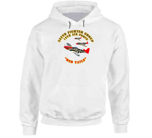AAC - 332 FG - 12th AF - REd Tails T Shirt