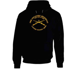 Army - 3rd Infantry Regiment, The Old Guard with Infantry Branch - T Shirt, Premium and Hoodie