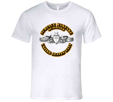 Load image into Gallery viewer, Navy - Surface Warfare Badge - Silver T Shirt
