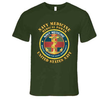 Load image into Gallery viewer, Navy Medicine - Medical Power For Naval Superiority X 300 T Shirt
