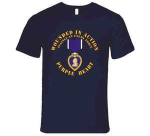 Wounded In Action - Purple Heart Hoodie